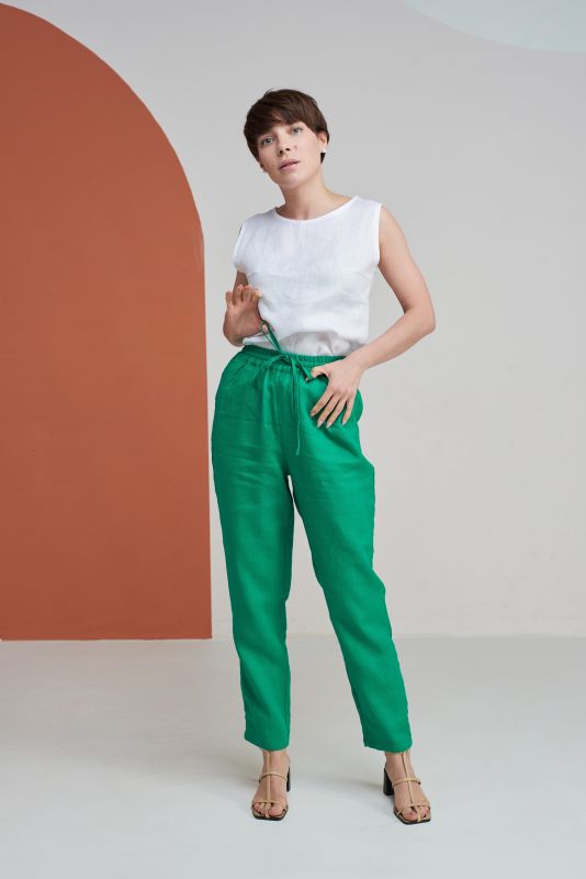 Штани піжамного стилю